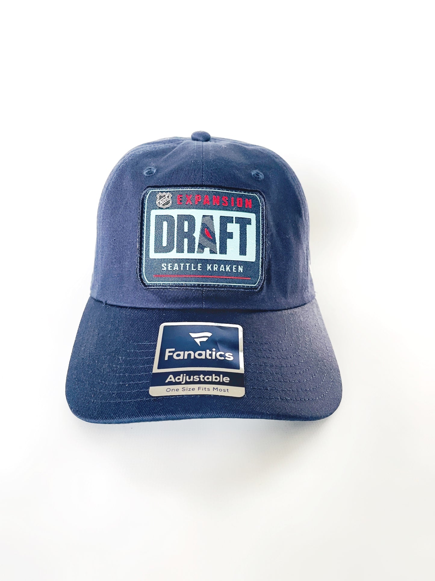 Seattle Kraken Fanatics Branded 2021 NHL Adjustable Hat - Navy