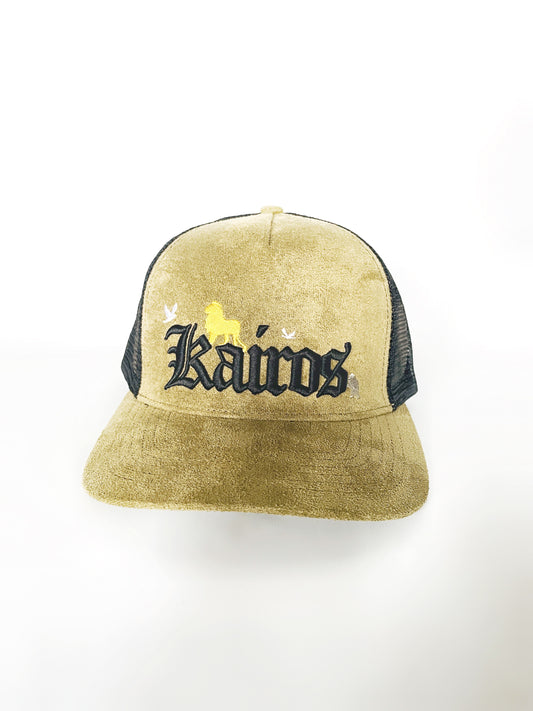 Kairos wordmark signature suede adjustable Hat