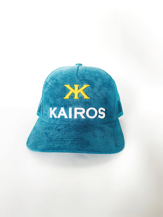 Kairos wordmark icon signature suede adjustable Hat