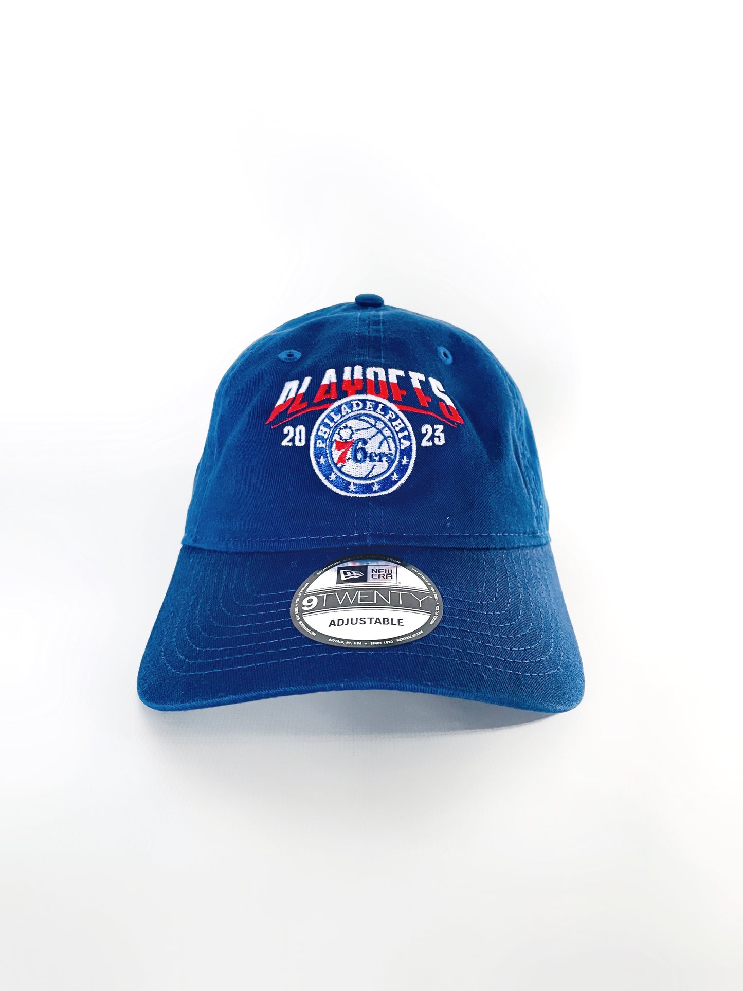 Philadelphia 76ers New Era 2023 NBA Playoffs Adjustable - Blue