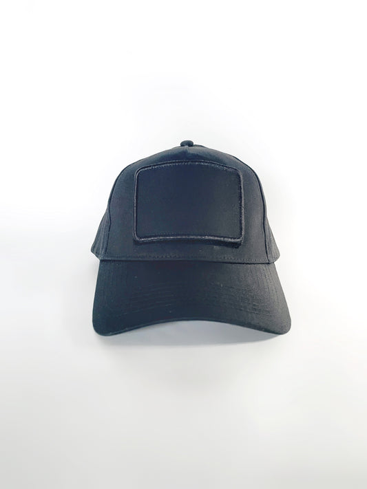 Custom Military style Velcro cap - Black