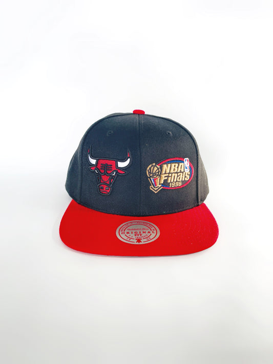 Chicago Bulls Mitchell & Ness 1996 Finals Snapback - Black